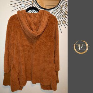 Cozy hooded cover with hoody